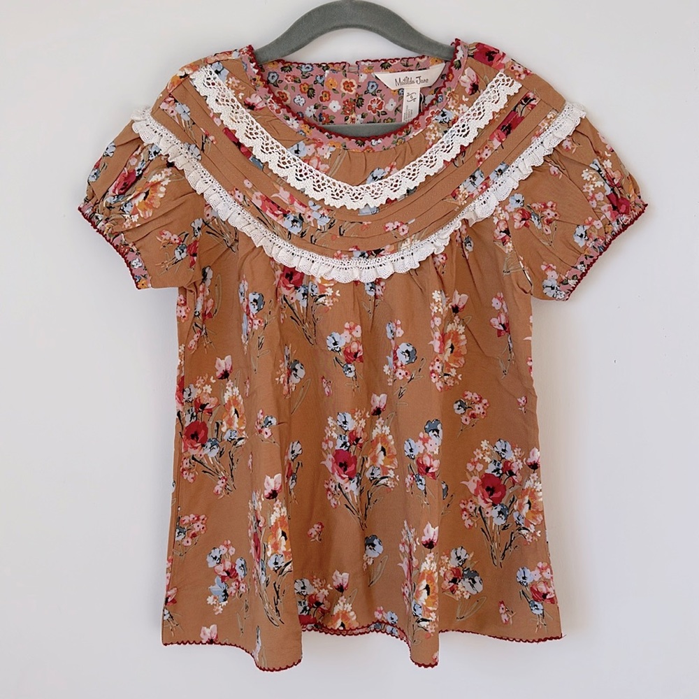 Brand New w Tags! MATILA JANE Heat to Heart Discovery Gardens Blouse Size 6